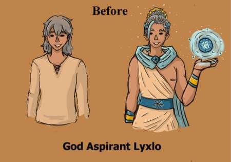 Lyxlo's original design in Potion Tales.