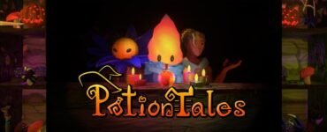 Potion Tales logo and characters