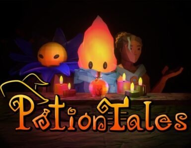 Potion Tales logo and characters
