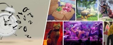 Screenshots from various short games under eight hours