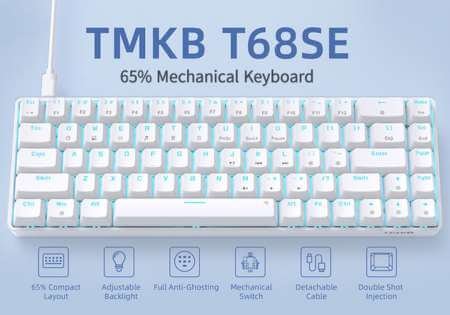 Travel gaming essential 3 - TMKB 60% gaming keyboard with anti-ghosting keys